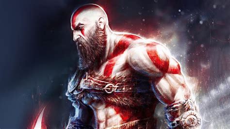 God Of War Ragnarok Kratos Dios De La Guerra Juegos Fondo De