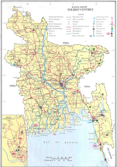 District Map Of Bangladesh