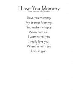 I Love You Mommy Poster And Student Poem Love You Poems I Really