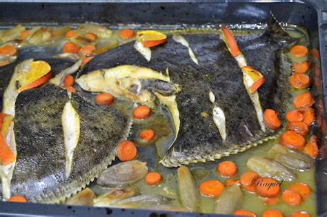 Mi Diversión en la cocina Rodaballo al horno con vino y mandarinas