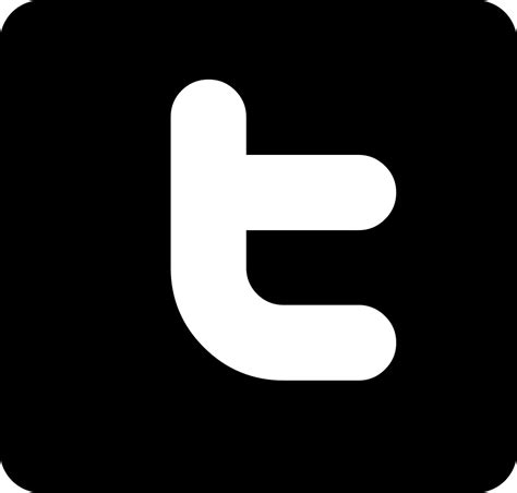 Black Twitter Logo Png Clipart Png Mart