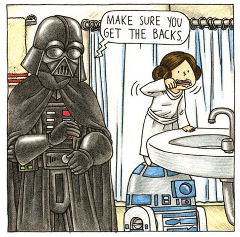 Darth Vader Makes Such A Good Dad Star Wars Cartoon Star Wars Humor