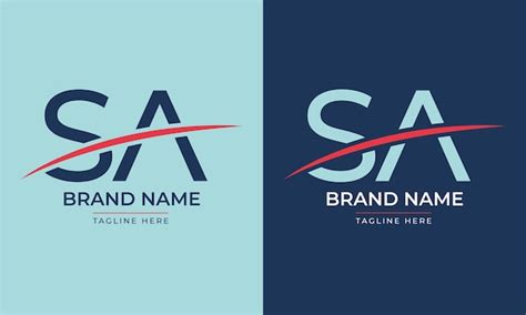 Premium Vector Vector Sa Letter Logo Template