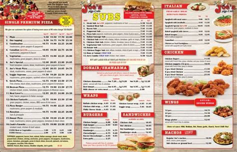 Original Joe’s Menu Canada Prices List 2023