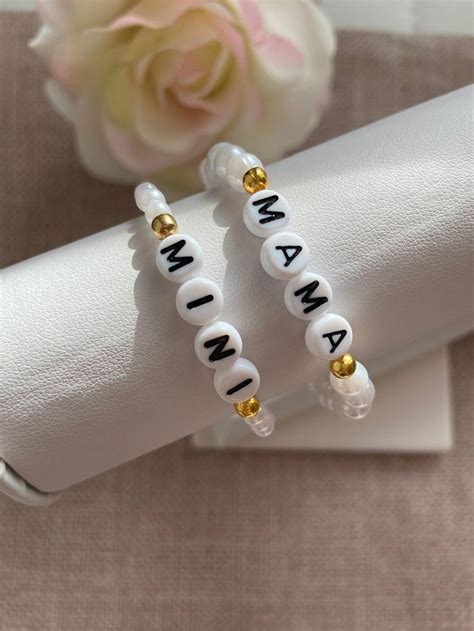 Mama And Mini Bracelet Set Mama And Me Bracelet Mother And Daughter Matching Bracelet Set