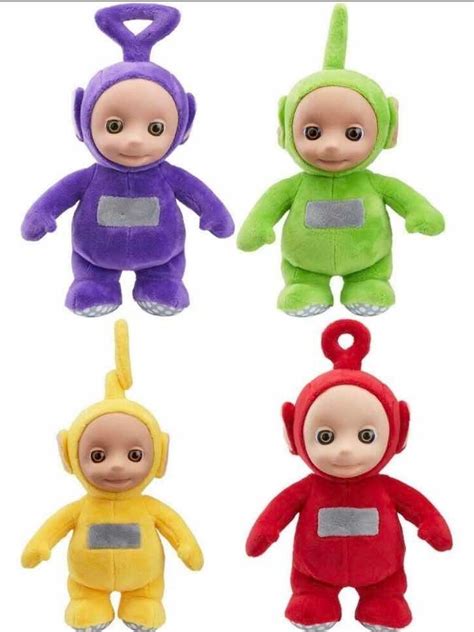 Bonecos Dos Teletubbies - Kit Com 4 Bonecos De Pelúcia Teletubbies 25cm | Parcelamento sem juros