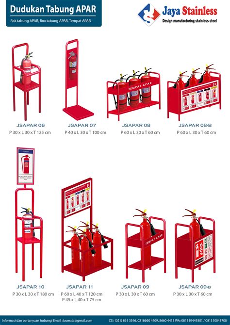 Rak Tabung APAR JS APAR 06 Dudukan Tabung APAR Plumbing