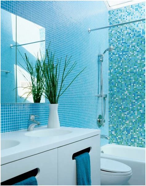 20+ Aqua Mosaic Tiles Bathroom