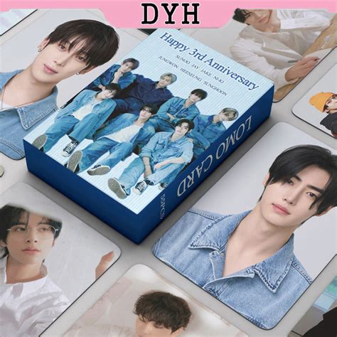 Dyh Pcs Box Enhypen Photocards Happy Rd Anniversary Album Kpop Lomo