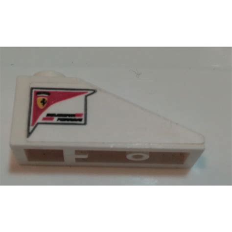 LEGO Slope 1 X 3 25 With Ferrari Logo Sticker 4286 Brick Owl