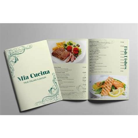 Menu Card Printing Services At Rs 10 Piece In Pune