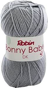 Robin Babe Sparkle DK G Grey Yarn Amazon Co Uk Home Kitchen