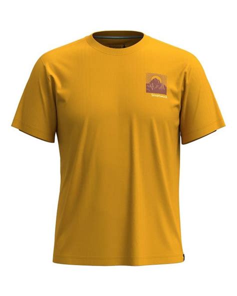 Smartwool Forest Finds Graphic Short Sleeve T Shirt In Yellow For Men Lyst