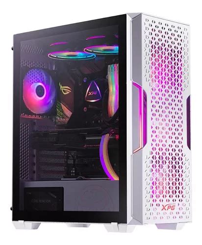 Gabinete Gamer Adata Xpg Starker Air White 2 Ventiladores