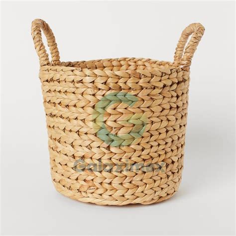 Natural Water Hyacinth Storage Basket Galaximex