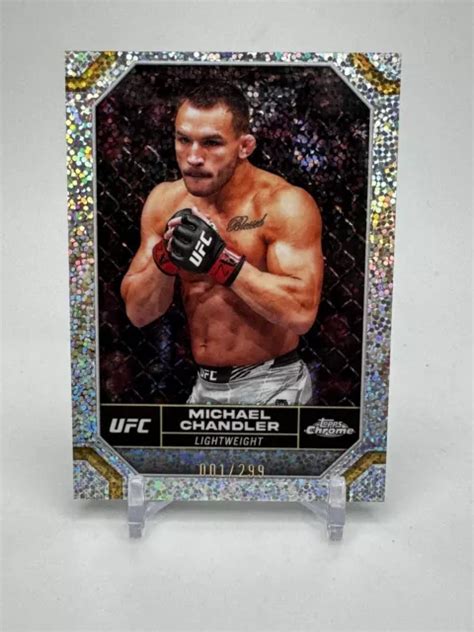 RÉFRACTEUR MICHAEL CHANDLER 2024 Topps Chrome Ufc Speckle 1 299 136