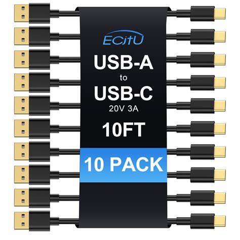 Reliable 10ft Usb A To C Cable For Fast Charging Electronikz