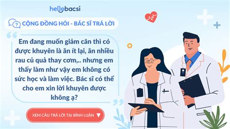 [cộng đồng Hỏi Bác Sĩ Trả Lời] Chỉ ăn Rau Quả Giảm Cân Không ăn Cơm