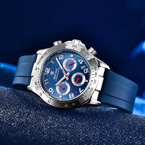 Benyar 5192 Mens Chronograph Watch Blue Vivid Nuance South Africa