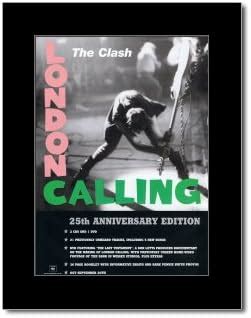 CLASH – London Calling 25th Anniversary Matted Mini Poster – 28.5x21cm