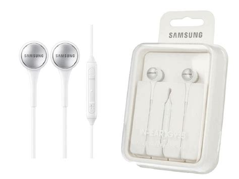 Fone De Ouvido Original Samsung Est Reo Fio In Ear Ig Branco