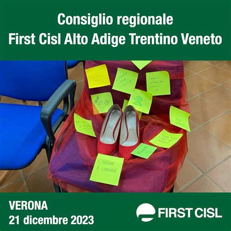 First Cisl Alto Adige Trentino Veneto si è svolto a Verona il