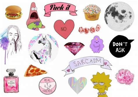 Картинки Стикеры для девочек (39 шт.) - #6253