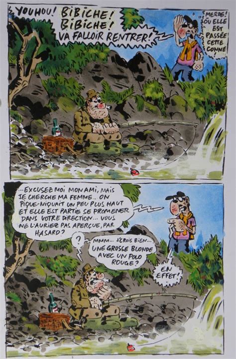 Les Sales Blagues - "Bibiche" - Planches originales - Philippe