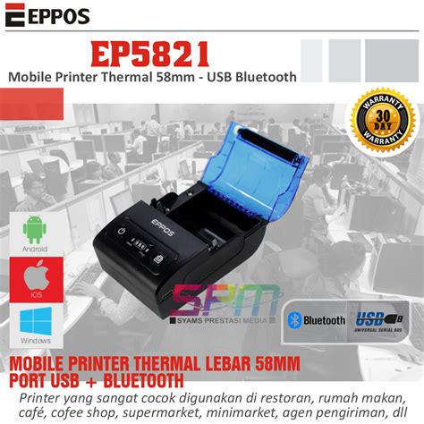 Jual Ep Mini Printer Bluetooth Eppos Jakmall