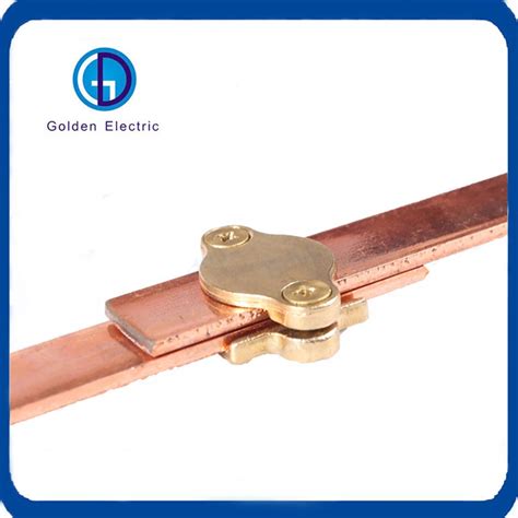 High Quality Grounding System Copper Grounding Clamp Brass Tape Clamp