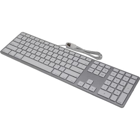 Matias Wired Keyboard For Mac Silver FK316S B H Photo Video