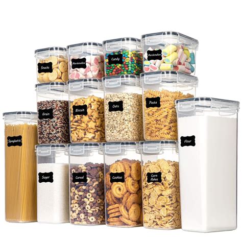 Airtight Food Storage Containers Set Vtopmart 14pcs Plastic Kitchen