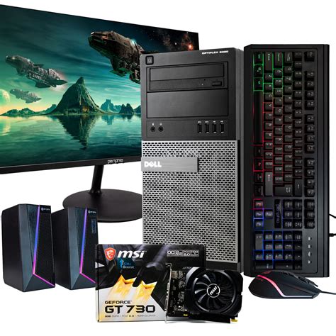 Dell Gaming Computer Tower Pc Intel I5 Quad Core Gen 4 Nvidia Geforce