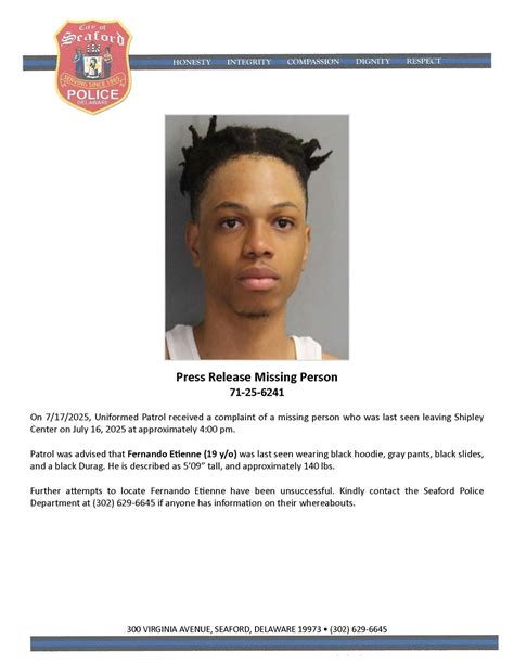 Seaford Police Department... - Seaford Police Department