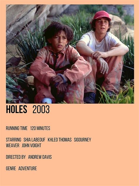 "holes minimalist movie poster/sticker" Poster for Sale by ...