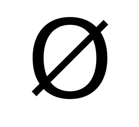Zero Cortado No Meio Na Matemática - Significado do Símbolo do 0 cortado (zero cortado Ø) - Dicionário de ...