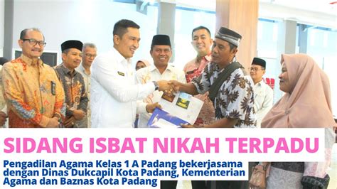 Sidang Isbat Nikah Terpadu Youtube