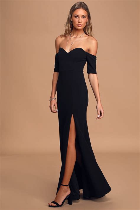 Sexy Black Maxi Dress Ots Mermaid Maxi Dress Maxi Dress Lulus