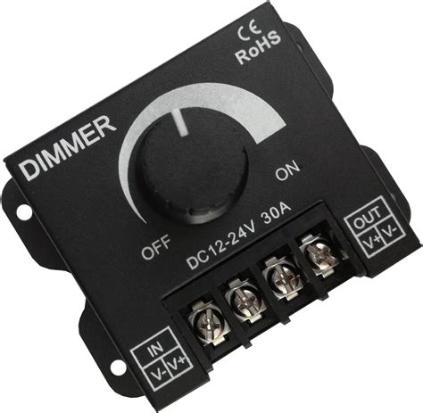 DC12 24V 30A Stepless Adjustable LED Dimmer Switch For Controlling