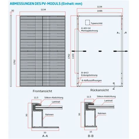 Trinasolar Solarpanel Vertex S TSM 440 NEG9R 28 440 Watt Black Frame