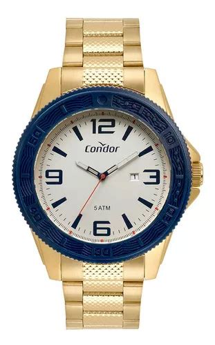 Reloj analógico dorado para hombre Condor CO2115kvo4b color de fondo