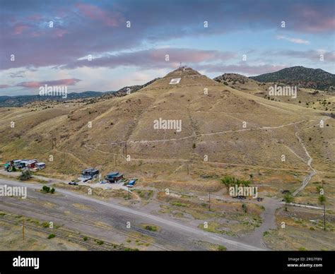 Aerial photo Salida Mountain Colorado USA Stock Photo - Alamy