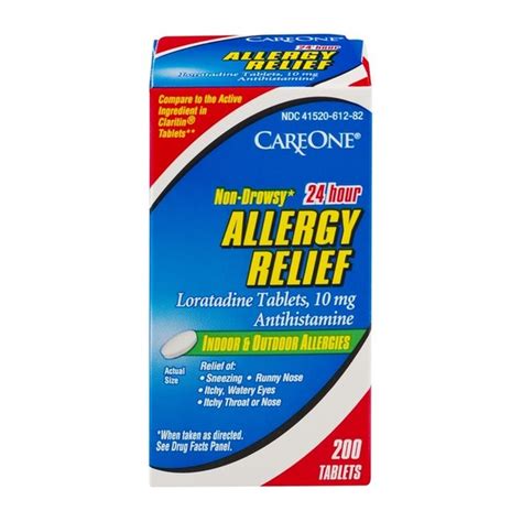 Careone Allergy Relief Loratadine 10 Mg Tab 200 Ct Instacart