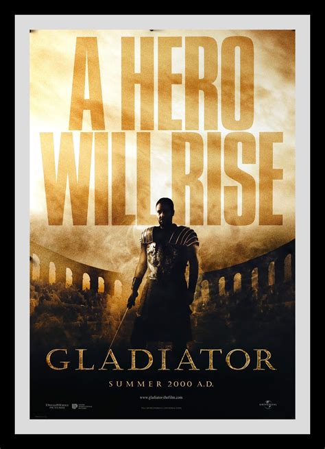 gladiator original  poster famous  posters