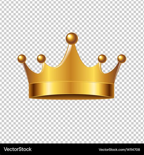 golden crown royalty  vector image vectorstock