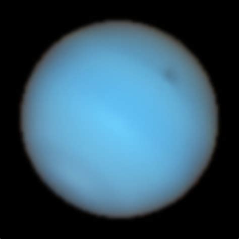 Neptune dark spot spotted from Earth for first time