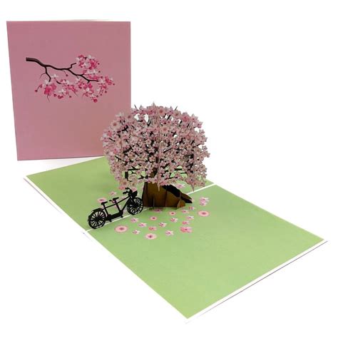 Flower 3d Pop Up Card Pop Up Flower Card Etsy