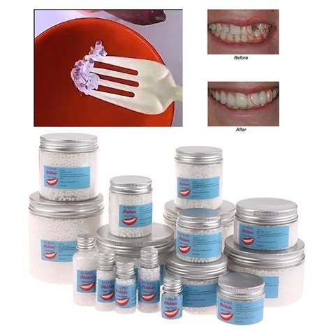 5 50ml Resin Tooth Repair Glue Shapeable Teeth Gaps Filling Solid