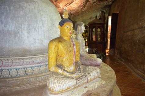 Complejo Del Templo Budista En Dambulla En Sri Lanka Imagen De Archivo