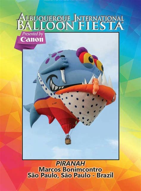 Piranah Hot Air Baalloon Albuquerque Balloon Festival Balloon